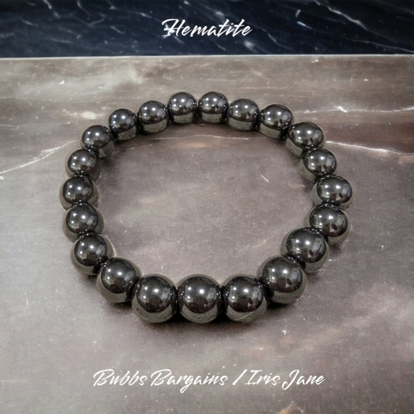 Other - Hematite Bracelet - 10mm Unisex Stretches